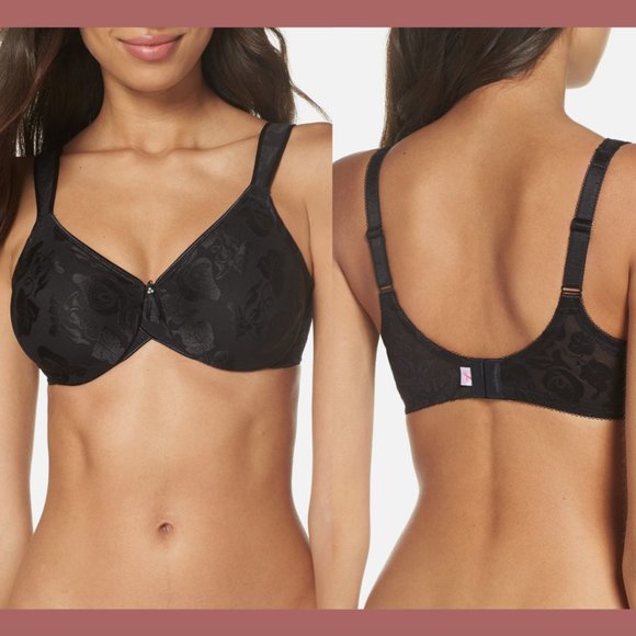 NWT Wacaol‎ [ 42DD US ] Awareness Underwire Bra in Black #6277 - Picture 1 of 13